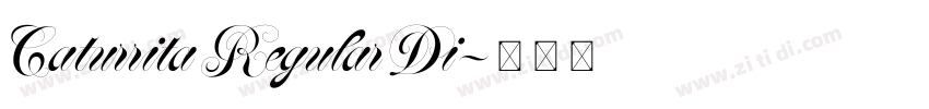 Caturrita Regular Di字体转换 Caturrita Regular Di字体转换
